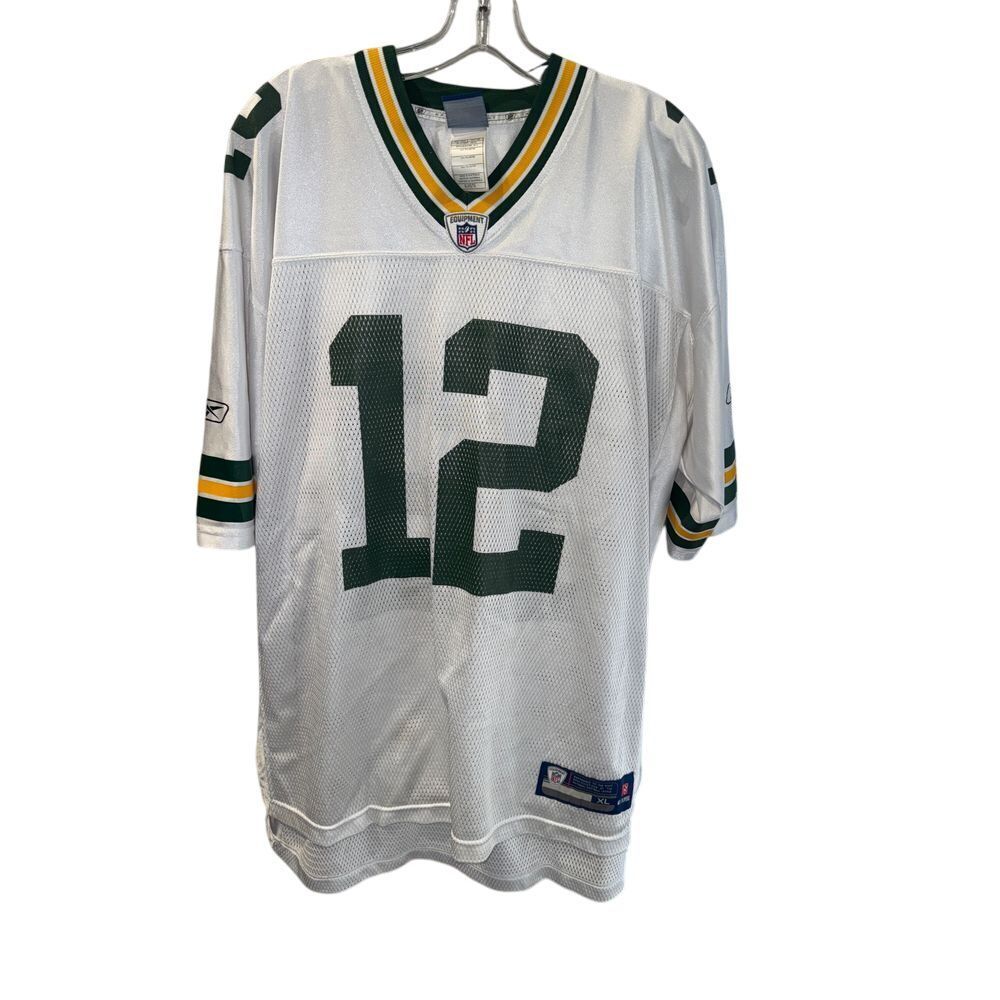 Green Bay Packers Aaron Rodgers #12 NFL Jersey Reebok Training Top Adult XL